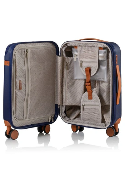 Champs Vintage Carry-on Hardside Spinner In Navy