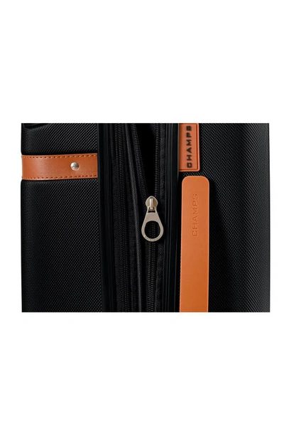 Champs Vintage Carry-on Hardside Spinner In Black