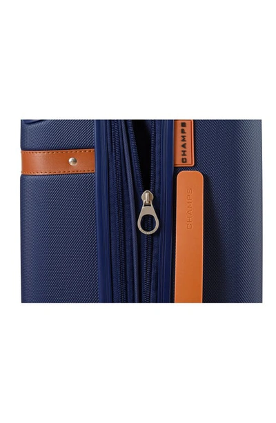 Champs Vintage Carry-on Hardside Spinner In Navy