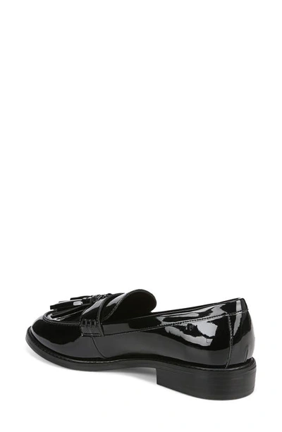 Franco Sarto Womens Solid Man Made Loafers In Black