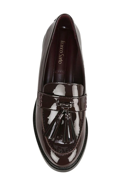 Shop Franco Sarto Carolyn Low Tassel Loafer In Brown