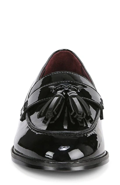 Franco Sarto Womens Solid Man Made Loafers In Black