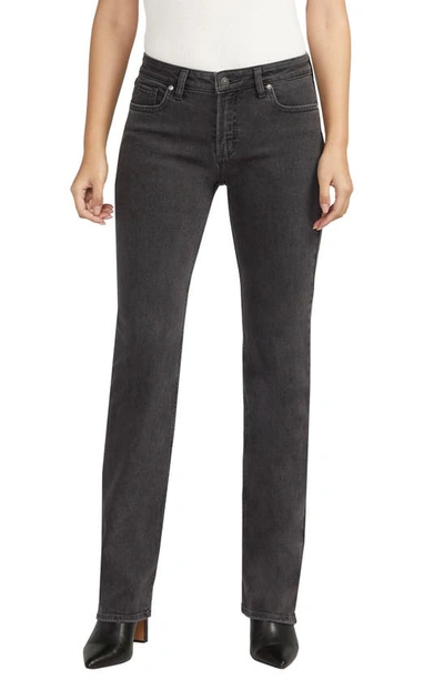 Shop Silver Jeans Co. Be Low Low Rise Bootcut Jeans In Black
