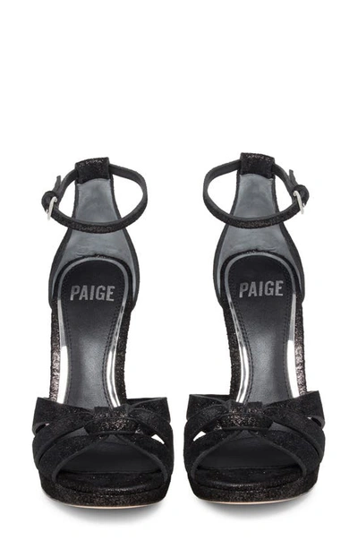 Shop Paige Val Ankle Strap Sandal In Black