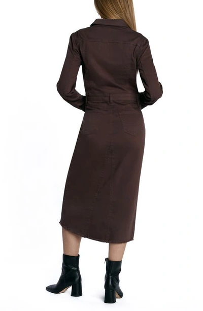 wash lab piece dyed denim dress Women's Wash Lab Denim Dresses