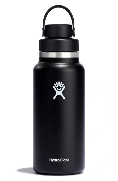 Logo Hydro Flask 32 oz Wide Mouth Chug Cap Bottle