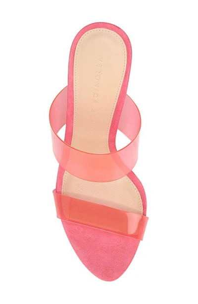 Veronica Beard Asha Sandal In Coral