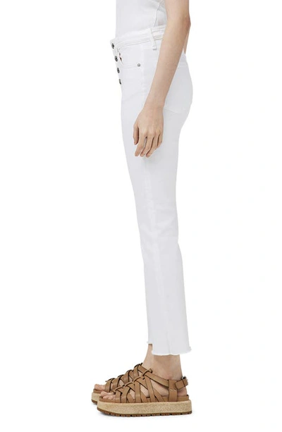 Rag & Bone Casey High Rise Ankle Flare Jeans In Opticwht
