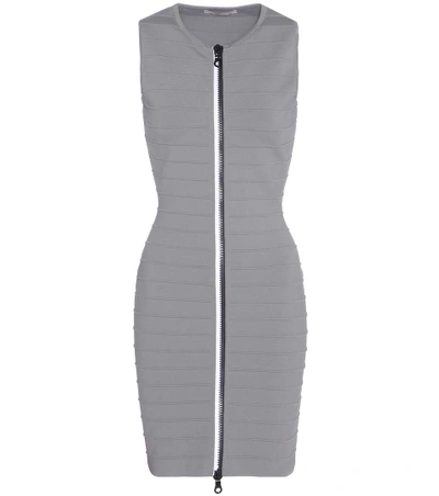 Christopher Kane Sleeveless Zip Up Bandage Dress In Grey | ModeSens