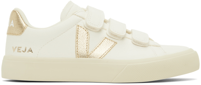 Shop Veja White Recife Sneakers In Extra White Platine