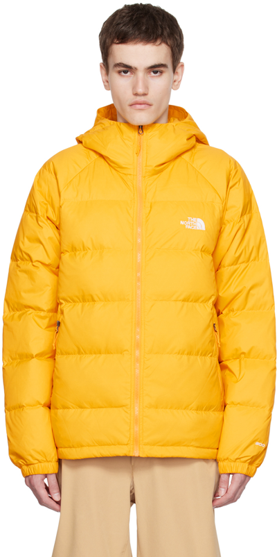 Shop The North Face Yellow Hydrenalite Down Jacket In 56p Summit Gold