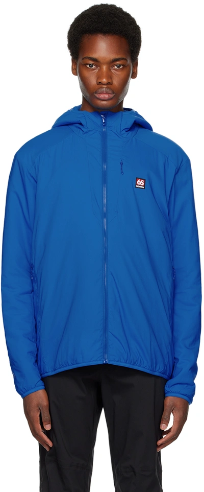 Shop 66°north Blue Hengill Jacket In 472 Isafold Blue