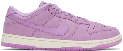Shop Nike Purple Dunk Low Sneakers In Rush Fuchsia/rush Fu