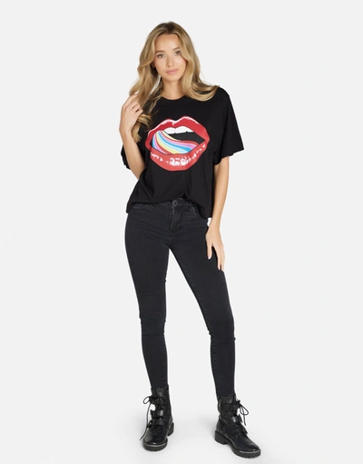 Lauren Moshi Rue Candy Lip In Black