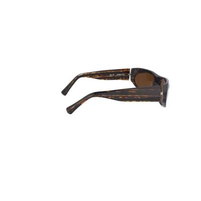 Shop Alain Mikli Men's Brown Acetate Sunglasses