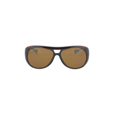 Shop Alain Mikli Women's Brown Acetate Sunglasses