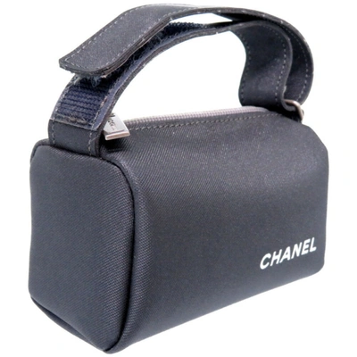 Pre-owned Chanel Grey Synthetic Clutch Bag ()