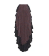 LANVIN Printed silk skirt