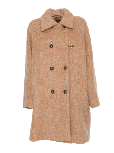Shop Fay Jacqueline Coat In Brown