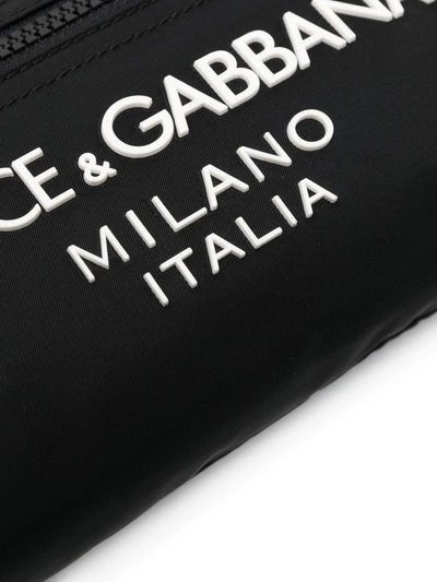 Shop Dolce & Gabbana Dolce E Gabbana Men's Black Polyamide Belt Bag