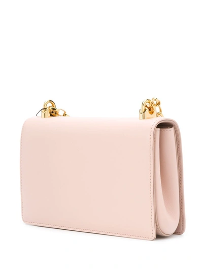 Shop Dolce & Gabbana Dolce E Gabbana Women's Pink Leather Shoulder Bag