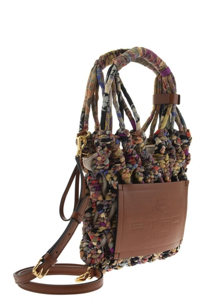 Shop Etro Women's Multicolor Cotton Shoulder Bag
