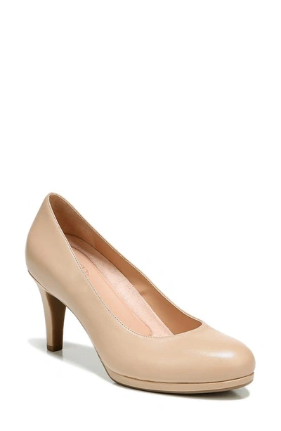Naturalizer 'michelle' Almond Toe Pump In Tender Taupe