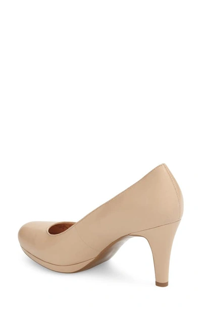 Naturalizer 'michelle' Almond Toe Pump In Tender Taupe