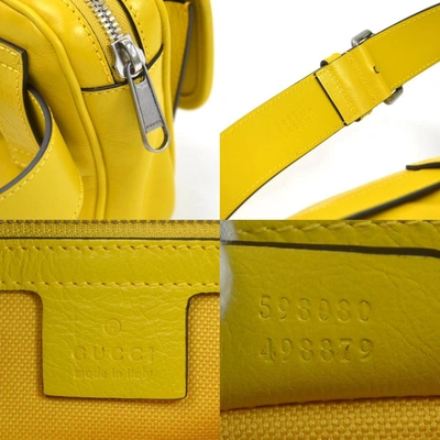 Shop Gucci Silver Leather Clutch Bag ()