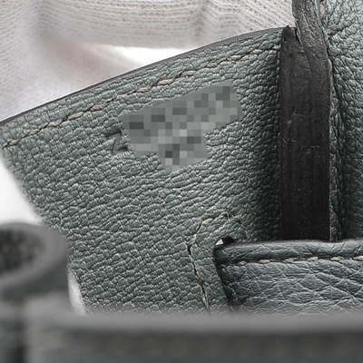 Shop Hermes Hermès Birkin 30 Green Leather Handbag ()