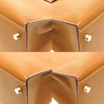 Kelly dépêches leather bag Hermès Camel in Leather - 21714259