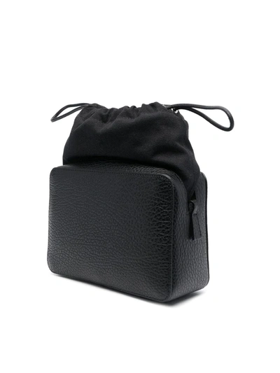 Shop Maison Margiela Men's Black Leather Shoulder Bag