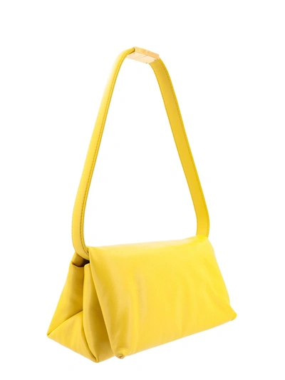 Shop Marni Women's Yellow Leather Shoulder Bag