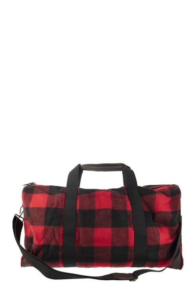 Shop Mc2 Saint Barth Men's Red Polyester Travel Bag