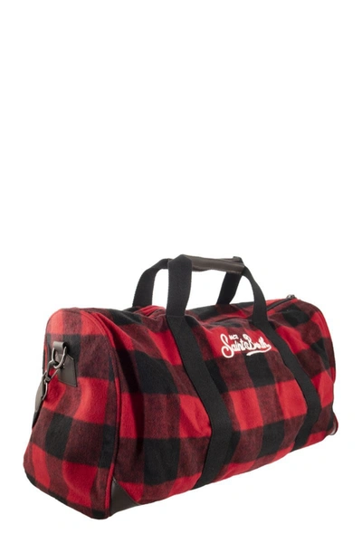 Shop Mc2 Saint Barth Men's Red Polyester Travel Bag