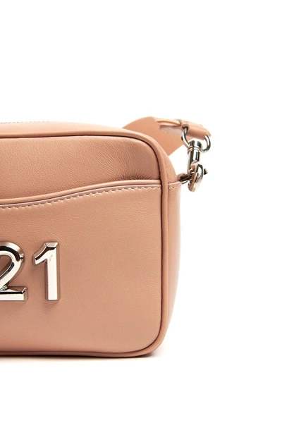 Shop N°21 Women's Pink Leather Shoulder Bag