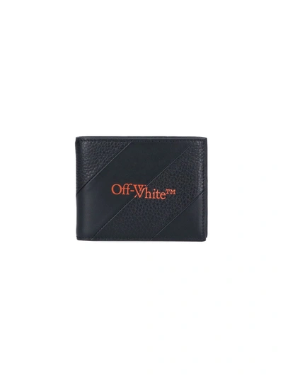 Shop Off-white Men's Black Leather Wallet