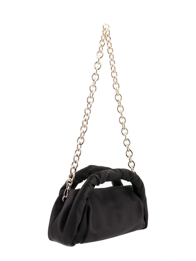 Shop Stuart Weitzman Women's Black Satin Handbag