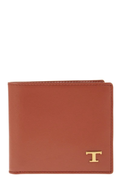Shop Tod's Men's Gold Leather Wallet
