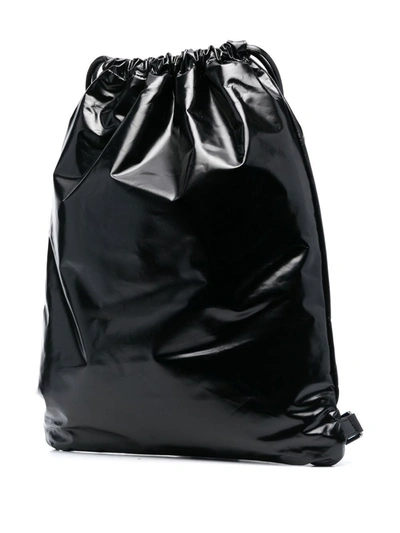 Shop Valentino Garavani Men's Black Leather Backpack