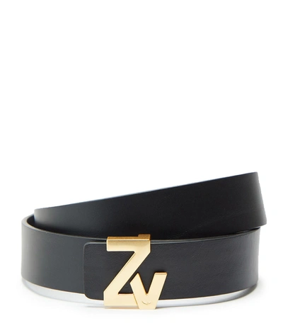 Shop Zadig & Voltaire Zadig&voltaire Women's Black Leather Belt