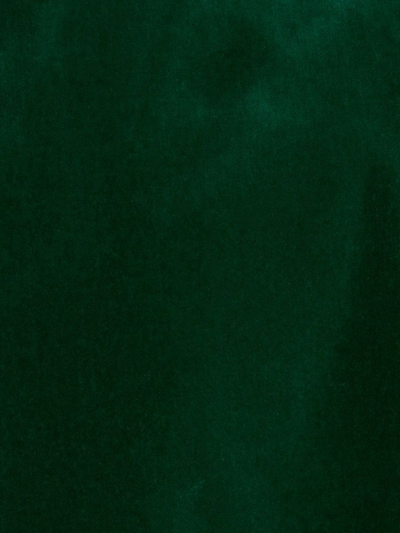 Shop Etro Long-sleeved Velvet Double-breasted Blazer In Green