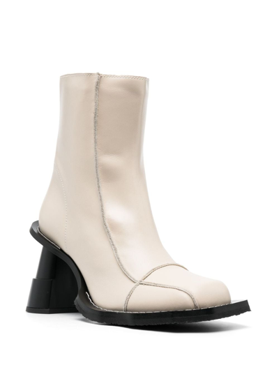 Henrik Vibskov Elle Driver 90mm Leather Boots In Neutrals