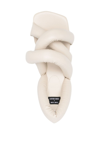 Shop Henrik Vibskov Sausage 60mm Crossover-strap Sandals In Neutrals