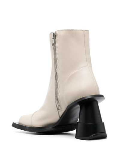 Henrik Vibskov Elle Driver 90mm Leather Boots In Neutrals