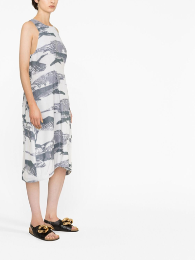 Henrik Vibskov New Free Midi Dress In White