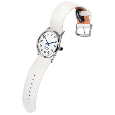 Shop Tom Ford N.002 Quartz White Dial Watch Tf0120267295 In Black / White