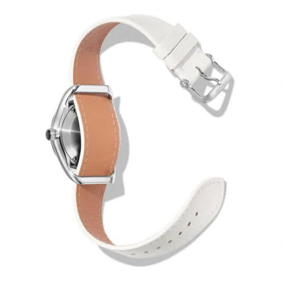 Shop Tom Ford N.002 Quartz White Dial Watch Tf0120267295 In Black / White
