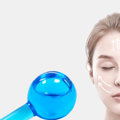Shop Vigor Cooling Ice Globes Facial Massager Tool Face Neck Lifting Body Cryo Sticks In Blue