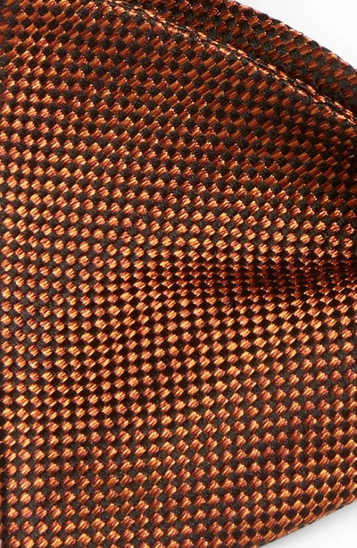 Shop Nordstrom Solid Silk Bow Tie In Orange